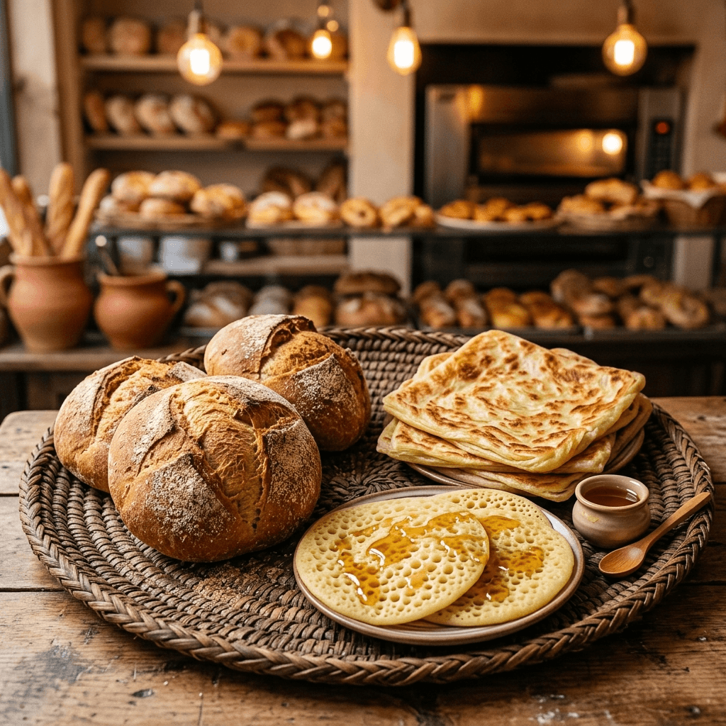 Moroccan Breads: A Guide to Khobz, Msemen & Baghrir