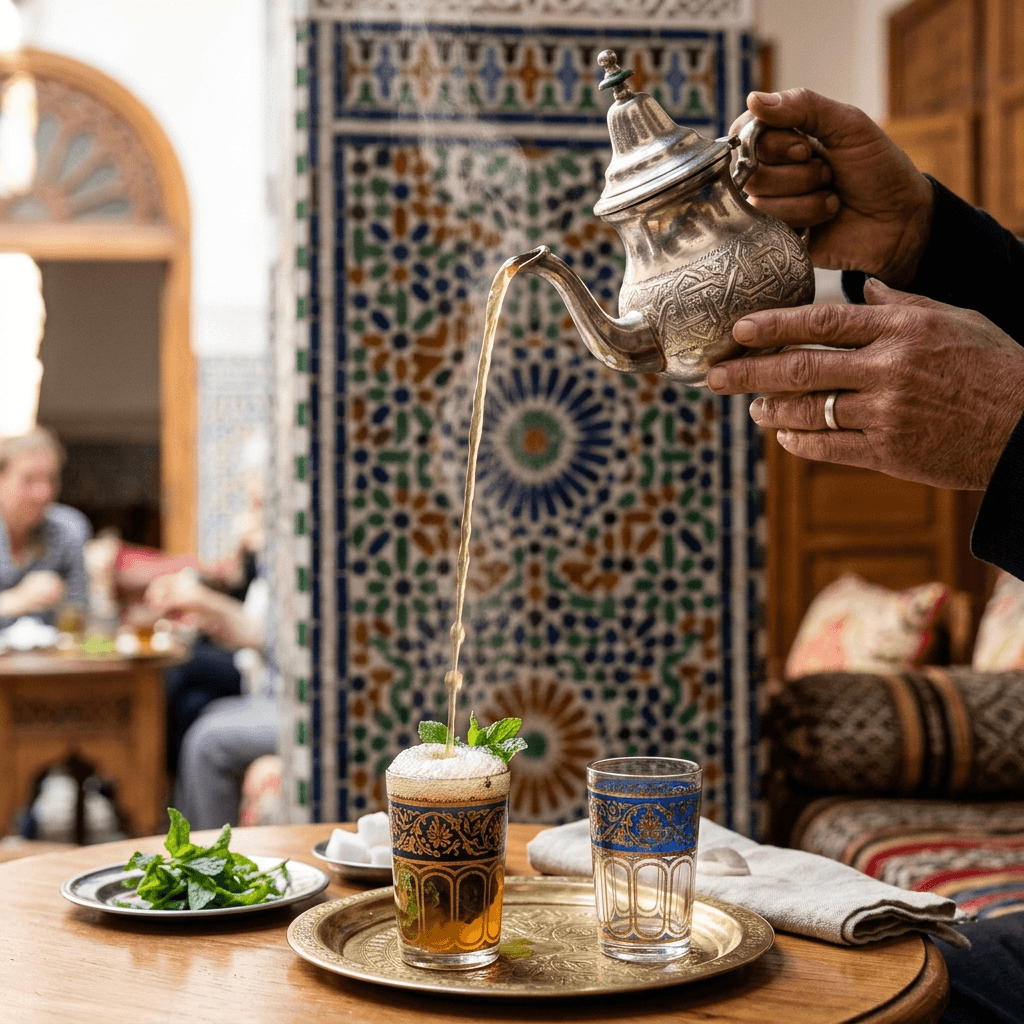 Moroccan Mint Tea: The Ritual of the “Berber Whiskey