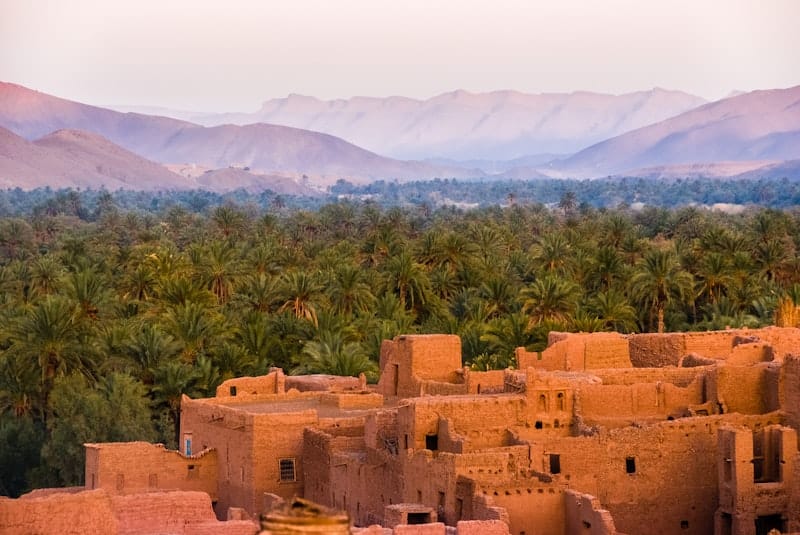 Traveler wearing modest clothing in Morocco