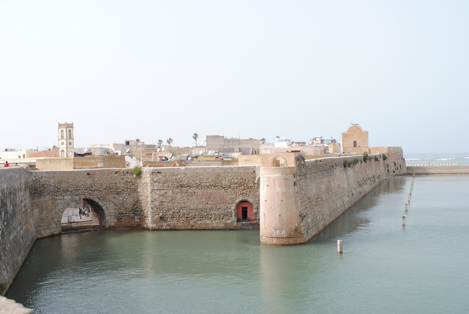 El Jadida Portuguese Walls and Sea