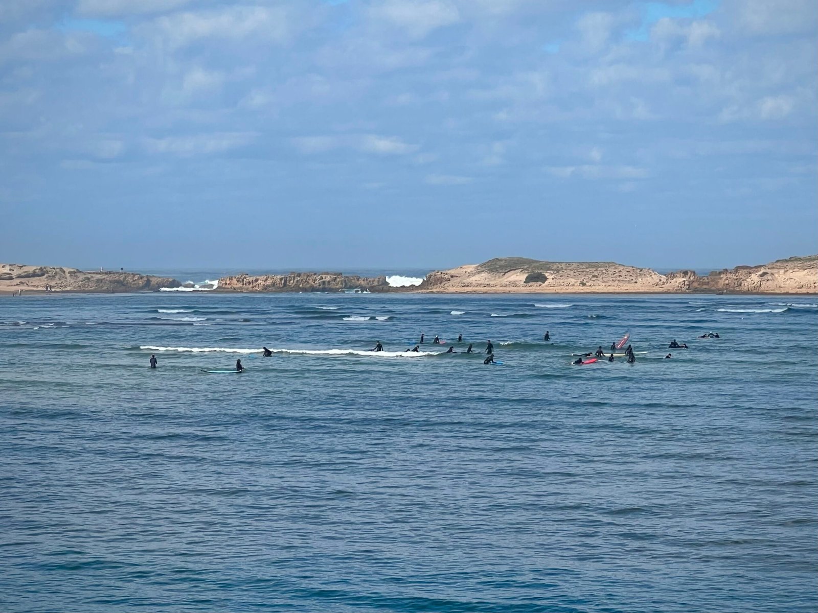 Surfing Oualidia waves