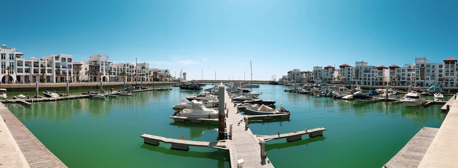 Agadir beach and sea front