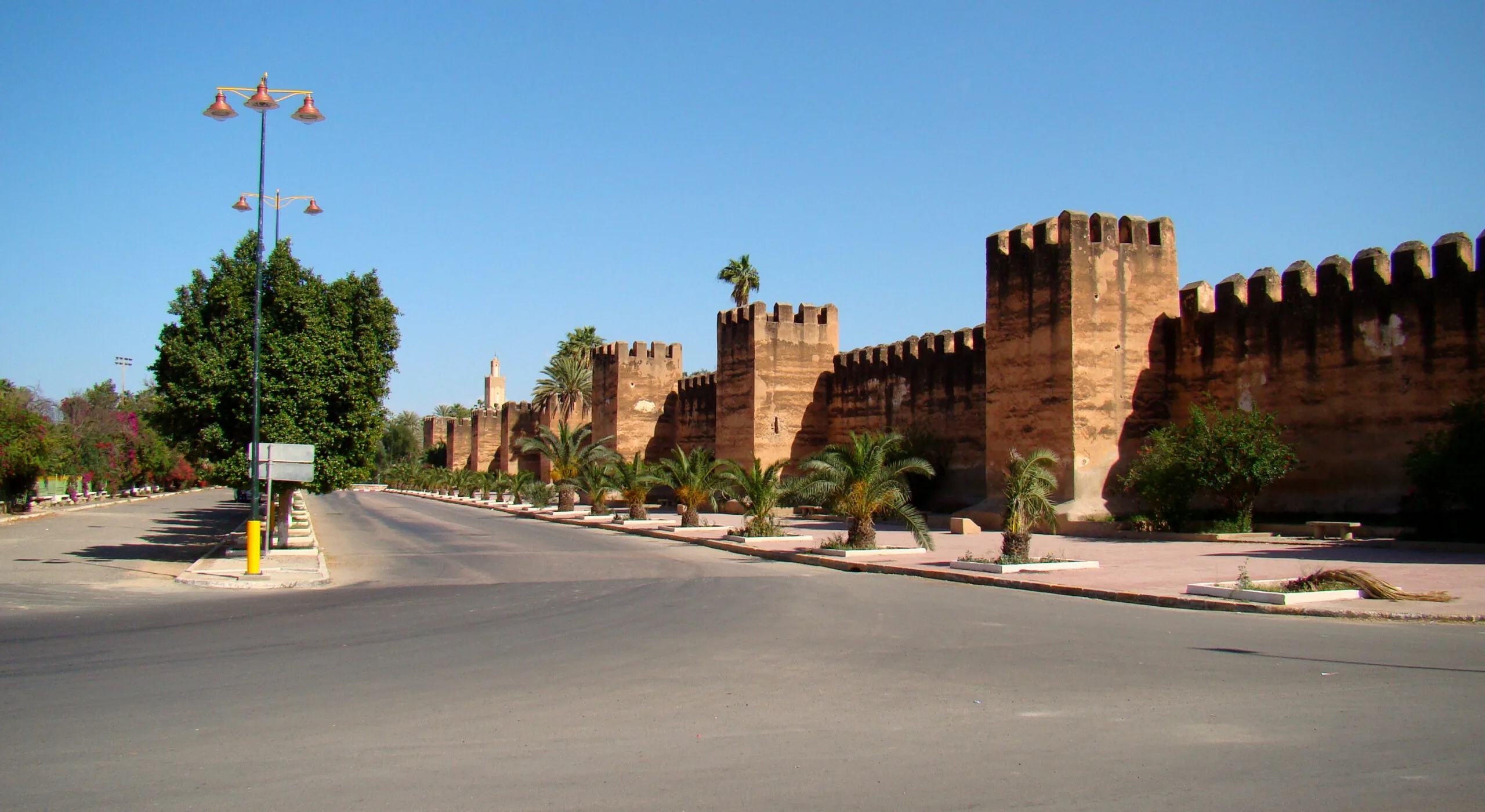Taroudant red clay ramparts