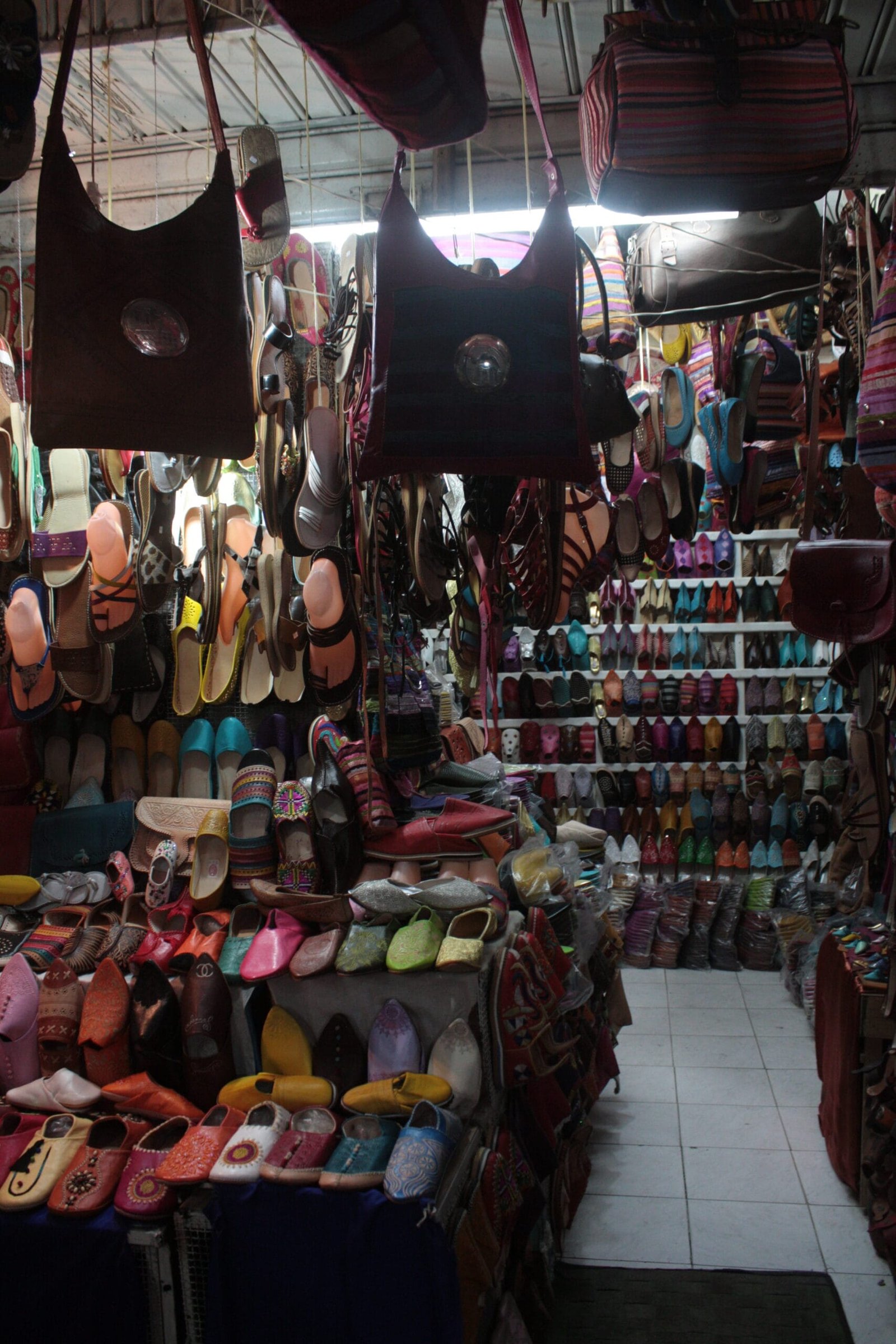 Arab Souk leather craft Taroudant