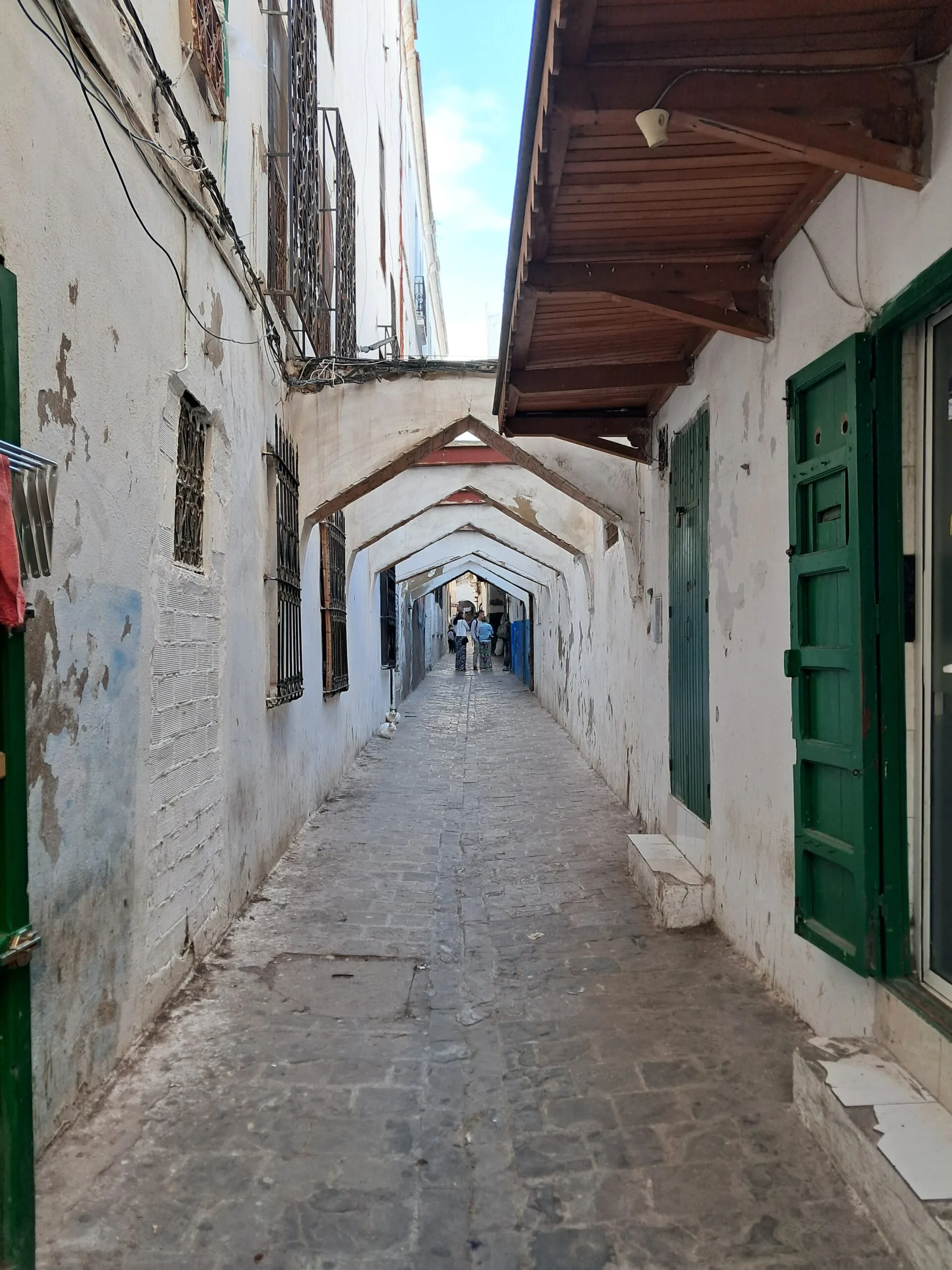 Tetouan white houses and Rif Mountains